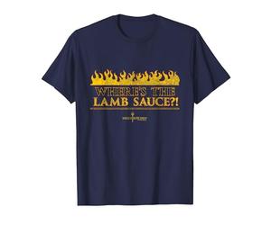 Official Hell's Kitchen: Where's The Lamb Sauce?! T-Shirt, Men, Navy Blue, Medium