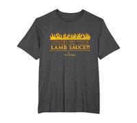 Official Hell's Kitchen: Where's The Lamb Sauce?! T-Shirt, Men's Big and Tall, Dark Heather Grey, 6X Tall