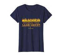 Official Hell's Kitchen: Where's The Lamb Sauce?! T-Shirt, Women, Navy Blue, Small