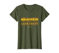 Official Hell's Kitchen: Where's The Lamb Sauce?! T-Shirt, Women, Olive Green, 3X-Large