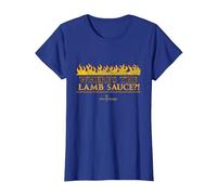 Official Hell's Kitchen: Where's The Lamb Sauce?! T-Shirt, Women, Royal Blue, Small