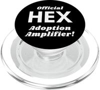 Official HEX Adoption Amplifier - Blockchain Crypto CD - HEX PopSockets PopGrip for MagSafe