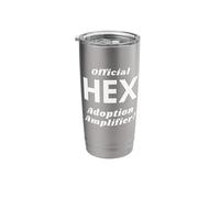 Official HEX Adoption Amplifier - Blockchain Crypto CD - HEX Stainless Steel Insulated Tumbler