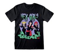 Official Hex Girls Moon Fog Unisex Black T-Shirt, X-Large