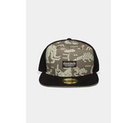 OFFICIAL HORIZON FORBIDDEN WEST RAW MATERIALS PRINT BLACK SNAPBACK CAP