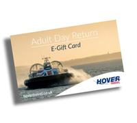 Official Hovertravel Hovercraft Adult Day Return Flight, Southsea/Portsmouth to/from Ryde Isle of Wight includes C6 White Envelope and A6 Gift Card Christmas Birthday Gift Present
