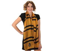 Official Hufflepuff Scarf - Lightweight & Comfortable Hogwarts House Accessory - Gift for Harry Potter Fans