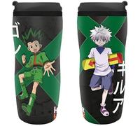 OFFICIAL HUNTER X HUNTER GON & KIRUA TRAVEL COFFEE MUG CUP NEW TAGS ABY