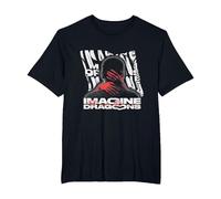 Official Imagine Dragons Exclusive Warp Hands T-Shirt, Men's Big and Tall, Black, 6X Tall