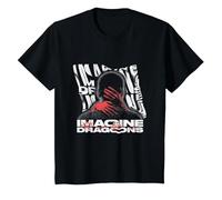 Official Imagine Dragons Exclusive Warp Hands T-Shirt, Youth, Black, 2T