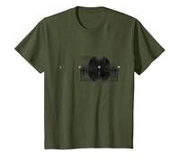 Official Imagine Dragons Loom Arc T-Shirt, Youth, Olive Green, Medium