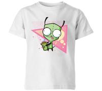 Official Invader ZIM Gir Kids T-Shirt White - YM