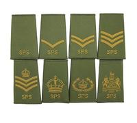 Official Issue Adjutant General Corp AGC SPS Rank Slides Kings WO1 RSM