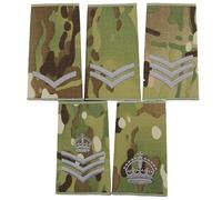 Official Issue Rangers Multicam Grey Rank Slides Kings WO2 CSM