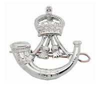 Official Issue Rifles Kings Crown Cap Badge