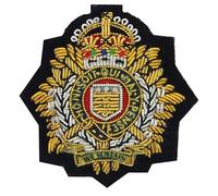 Official Issue Royal Logistics Corp RLC Navy Officers Cloth Kings Crown Cap Badge