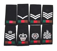 Official Issue Royal Tank Regiment RTR Black Rank Slides SGT