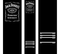 Official Jack Daniel's Black Carpet Darts Mat - Non-Slip Backing with Logo.