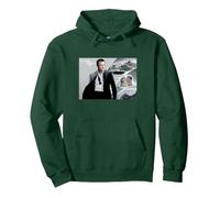 Official James Bond 007 Casino Royale Pullover Hoodie, Adult Unisex, Dark Green, X-Large
