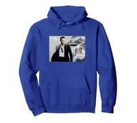 Official James Bond 007 Casino Royale Pullover Hoodie, Adult Unisex, Royal Blue, XX-Large