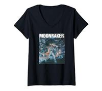 Official James Bond 007 Moonraker V-Neck T-Shirt