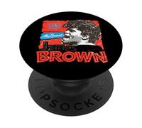 Official James Brown Rock And Roll Legend Artwork PopSockets Adhesive PopGrip