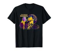Official James Brown Soul Music Microphone Pose T-Shirt