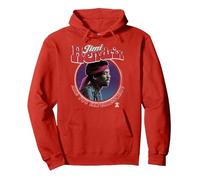 Official Jimi Hendrix Are You Experienced retro album band Pullover Hoodie, Adult Unisex, Red, Medium