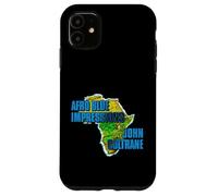 Official John Coltrane Jazz Icon Merch - Afro Blue Continent Case for iPhone 11