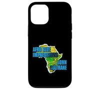 Official John Coltrane Jazz Icon Merch - Afro Blue Continent Case for iPhone 12/12 Pro