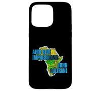 Official John Coltrane Jazz Icon Merch - Afro Blue Continent Case for iPhone 15 Pro Max