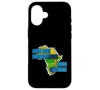 Official John Coltrane Jazz Icon Merch - Afro Blue Continent Case for iPhone 16