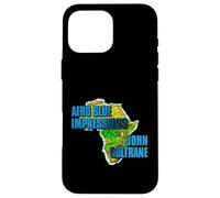 Official John Coltrane Jazz Icon Merch - Afro Blue Continent Case for iPhone 16 Pro Max