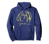 Official John Lennon Drawing Signature Rock Retro Vintage Pullover Hoodie