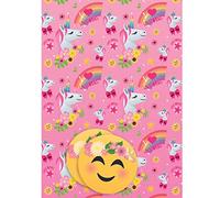 Official Joy Pixels Gift Wrap, 2 Sheets 2 Tags, Gift Wrap for Presents, Officially Licensed Gift Wrap