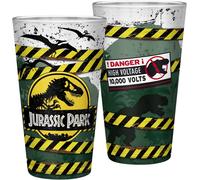 OFFICIAL JURASSIC PARK HIGH VOLTAGE DRINKING GLASS TUMBLER NEW IN GIFT BOX