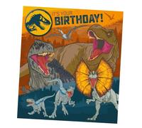 Official Jurassic World The Movie Birthday Card, Birthday Card General, Special Occasions Card, Recyclable Birthday Card, Officially Licensed Birthday Card