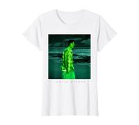Official Justin Bieber Photo White T-Shirt, Women, White, 3X-Large