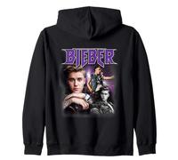 Official Justin Bieber Pop R&B 90s Style Vintage Retro Zip Hoodie