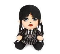Official Kidrobot Wednesday Addams Phunny Plush, Black Halloween Halloween