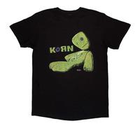 Rock Off officially licensed products Korn Issues Tracklist T Shirt XL Black