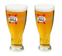 Official Kronenbourg 1664 Pint Glass x 2