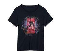 Official Lady Gaga Chromatica Cover T-Shirt, Women's Plus, Black, 4X