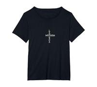 Official Lady Gaga Mayhem Cross T-Shirt, Women's Plus, Black, 3X