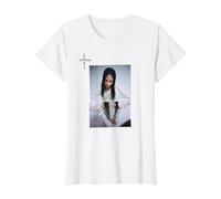 Official Lady Gaga Mayhem Photo T-Shirt, Women, White, Medium