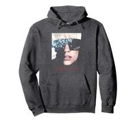 Official Lady Gaga The Fame Pullover Hoodie, Adult Unisex, Dark Heather Grey, Small