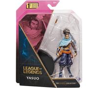 Official League of Legends Yasuo 4-Inch Figure - 12-Point Articulation, Sword Accessory, Collectible Champion