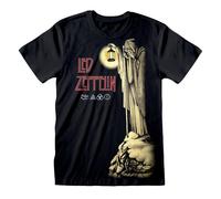 Official Led Zeppelin T-Shirt The Hermit Black Vintage Rock Fan Apparel Gift Fit