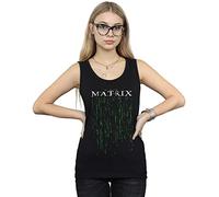 Official Licensed Disney The Matrix Code Women's Vest - Sleeveless Graphic Vest Top, Soft Casual Summer Top, Fan Gift, Available in Multiple UK Sizes Black