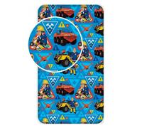 Official Licensed Fireman Sam Sheet 90x200x25cm Single Bed 100% Cotton